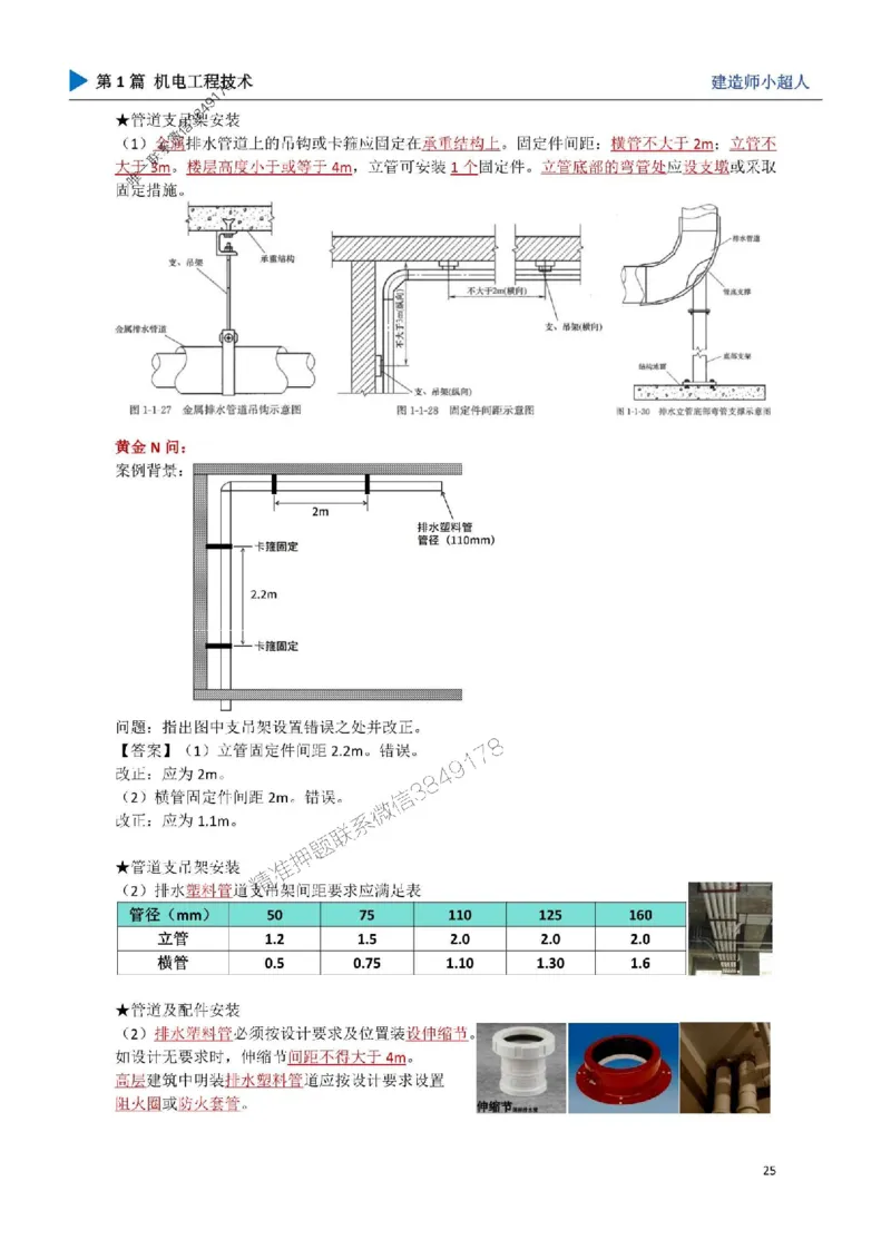 04.建筑管道_1_2026年一级建造师_2026年一建机电_2025年一建机电SVIP_04-冲刺串讲✿考点强化✿小灶集训_18-机电《3D案例攻克》小超人SMR_讲义