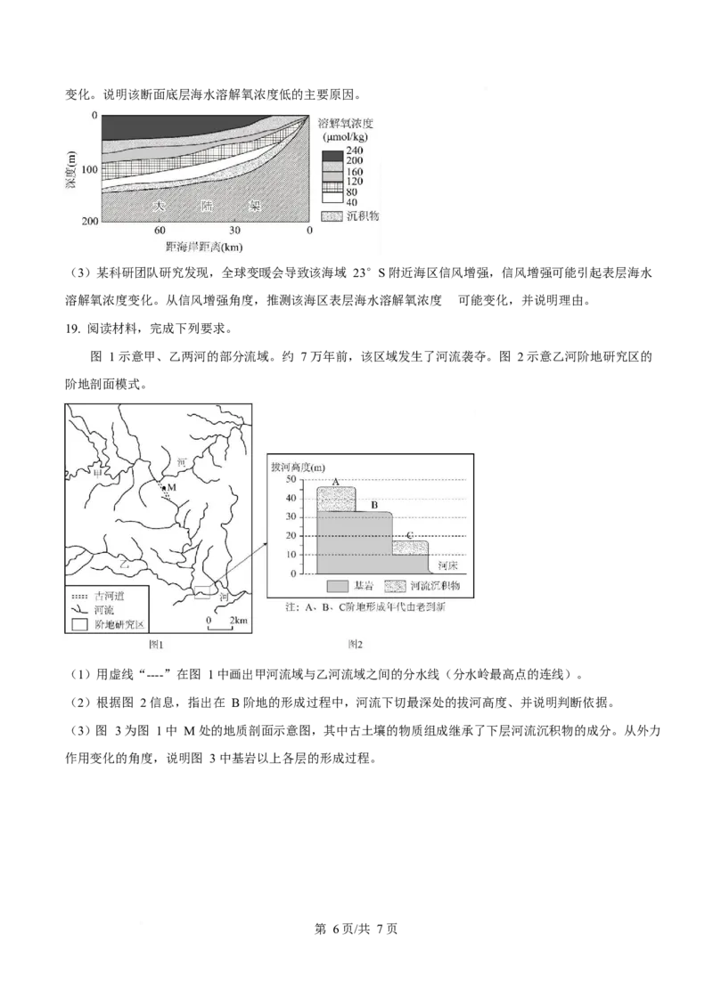 2025年高考地理试卷（山东卷）（空白卷）_地理历年高考真题_新&middot;Word版2008-2025&middot;高考地理真题_地理（按年份分类）2008-2025_2025&middot;地理高考真题