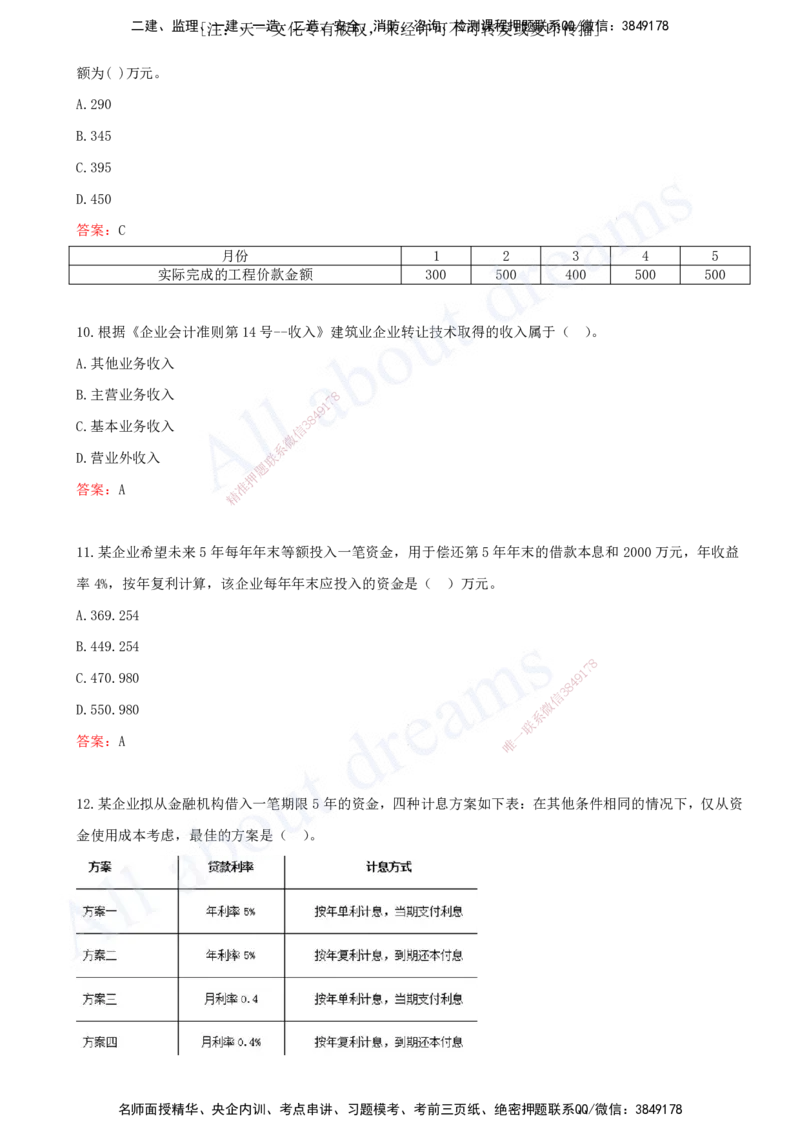 （2024年真题）-01-单项选择题（一）_2026年一级建造师_2026年一建经济_2025年一建经济SVIP_03-习题精析✿实战特训✿模考通关_07-经济《真题解析班》关涛KL_06.讲义