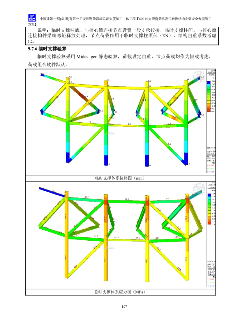 安邦财险深圳总部大厦施工主体工程600吨大跨度悬挑高位转换结构安装安全专项施工方案_2021-2023年优秀施组方案_施工方案_1-钢结构安装专项施工方案正文