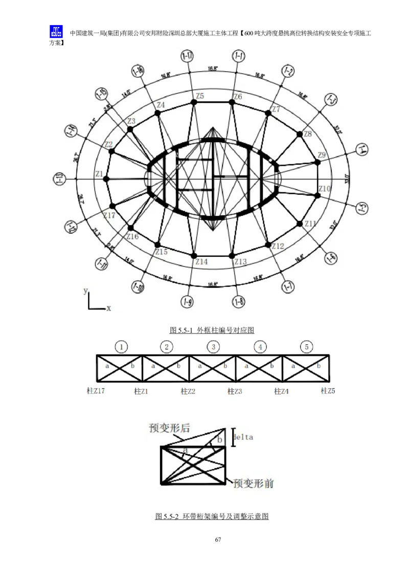 安邦财险深圳总部大厦施工主体工程600吨大跨度悬挑高位转换结构安装安全专项施工方案_2021-2023年优秀施组方案_施工方案_1-钢结构安装专项施工方案正文