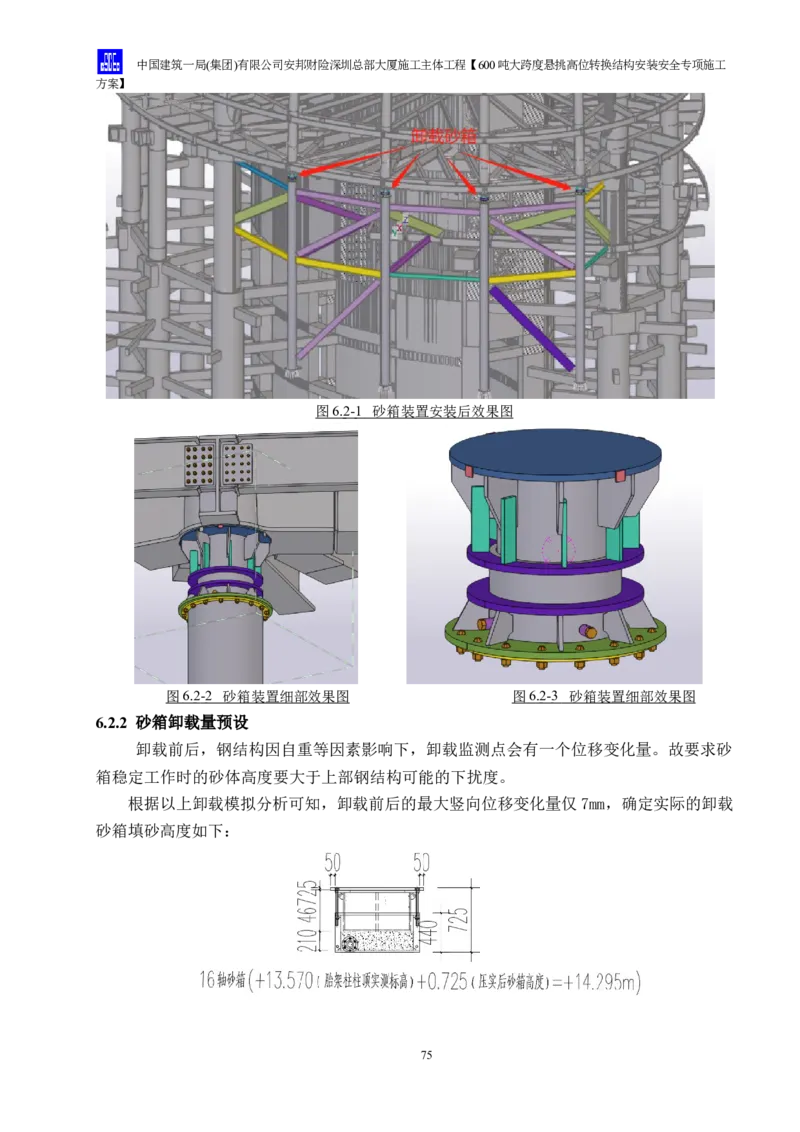 安邦财险深圳总部大厦施工主体工程600吨大跨度悬挑高位转换结构安装安全专项施工方案_2021-2023年优秀施组方案_施工方案_1-钢结构安装专项施工方案正文