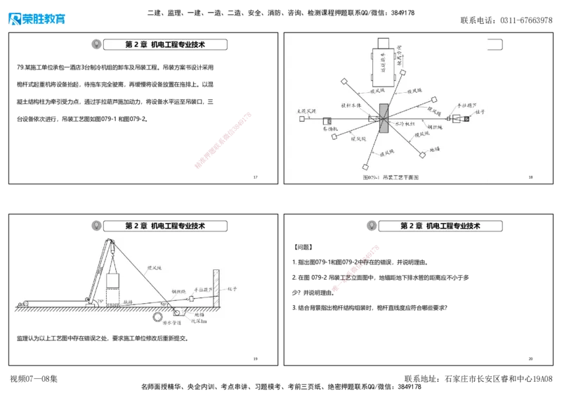 视频07&mdash;08集破题机电篇第78&mdash;93题（可打印版）_2026年一级建造师_2026年一建机电_2025年一建机电SVIP_03-习题精析✿实战特训✿模考通关_16-机电《破题提分班》王峰RS推荐_3