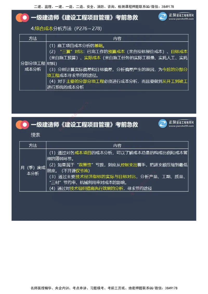 课件_2026年一级建造师_2026年一建管理_2025年一建管理SVIP_04-冲刺串讲✿考点强化✿小灶集训_69-管理《考前急救班》黄秋娟JG_2025年一级建造师《项目管理》考前急救直播-2