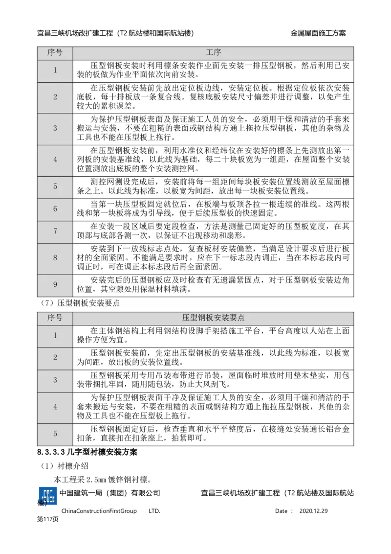 宜昌三峡机场金属屋面施工方案_2021-2023年优秀施组方案_施工方案_方案08-宜昌三峡机场航站楼曲形金属屋面施工方案