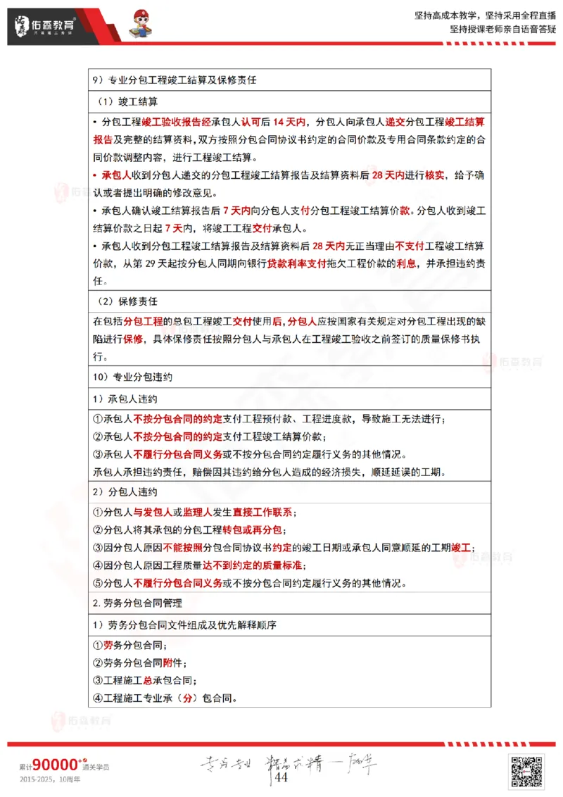 2025.4.20佑森教育林子婷授课一建项目管理《第三章》专用讲义，版权所有，侵权必究_2026年一级建造师_2026年一建管理_2025年一建管理SVIP_02-基础精讲✿高端面授✿深度强化