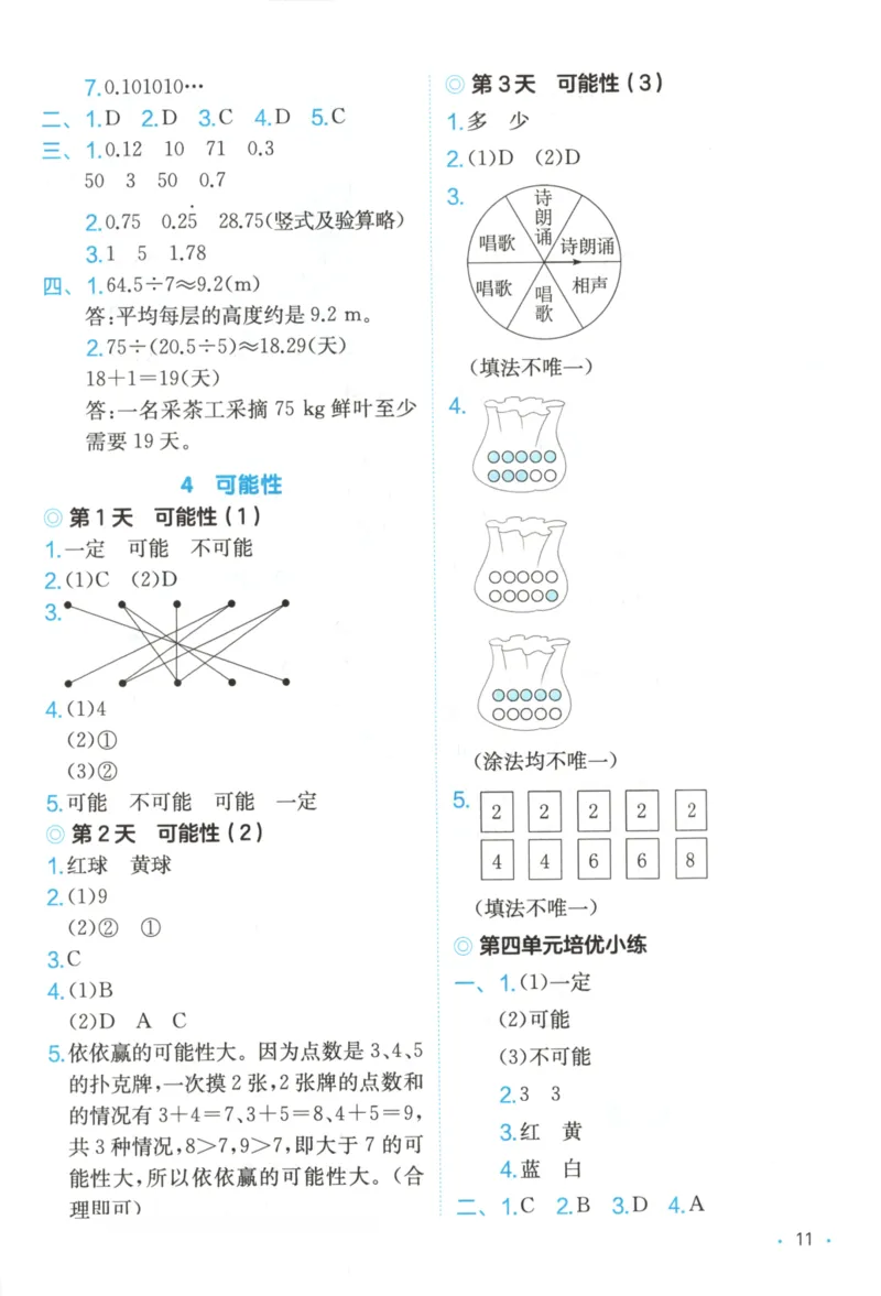 2025秋一本课后小练习数学5上RJ_25秋小学语数英习题试卷_数学_人教版_2025秋一本课后小练习1-6数学人教版