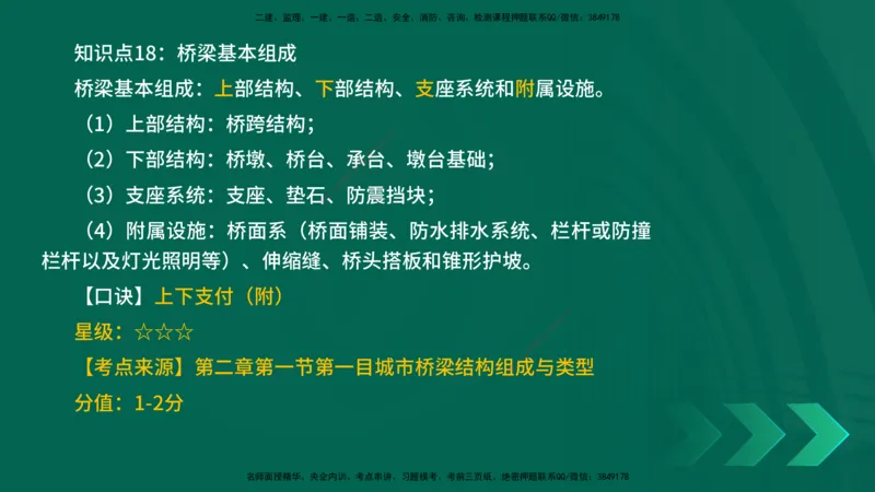 2025一建《市政实务》口诀妙记在线版_2026年一级建造师_2026年一建市政_2025年一建市政SVIP_02-基础精讲✿高端面授✿深度强化_57-市政《口诀妙记班》张老师YL