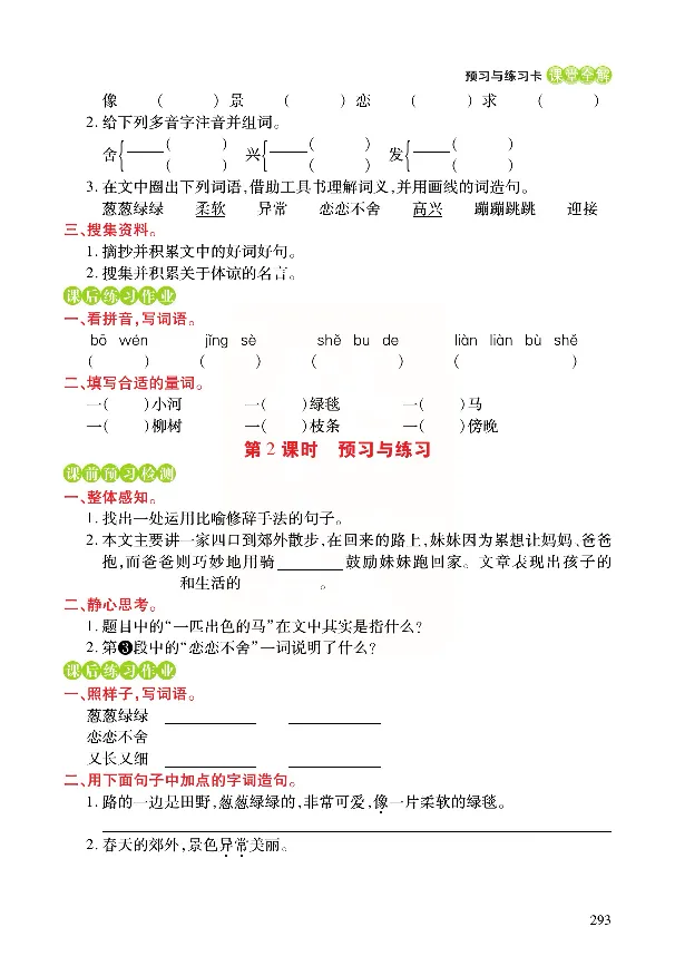 《张小宁课堂全解》语文2年级下册（RJ）_二年级上下册资料_小学二年级学习资料-25年更新版_2-02、小学二年级语文下册_2-2-2、练习题、作业、试题、试卷_电子册类_教材解读