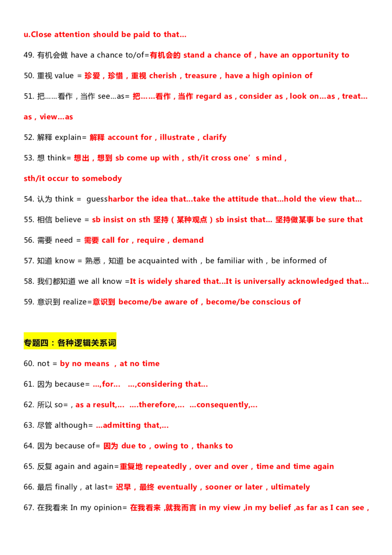 英语35高中英语经典69方式写作换词_S054高中英语备考必备学习资料包