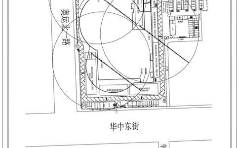 附图3：地上结构施工阶段现场平面布置图_2021-2023年优秀施组方案_施工组织设计_国家传播中心施工组织设计_01施工组织设计