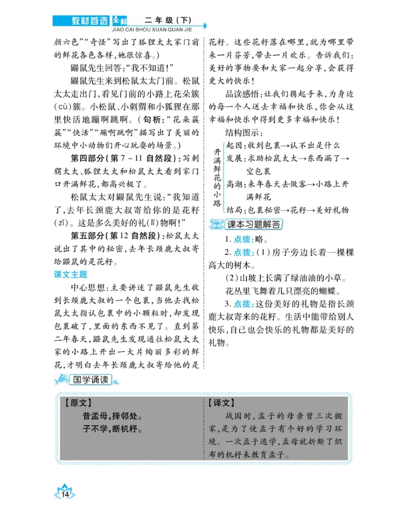 《教材首选全解》语文2年级下册（RJ）_二年级上下册资料_小学二年级学习资料-25年更新版_2-02、小学二年级语文下册_2-2-2、练习题、作业、试题、试卷_电子册类_教材解读