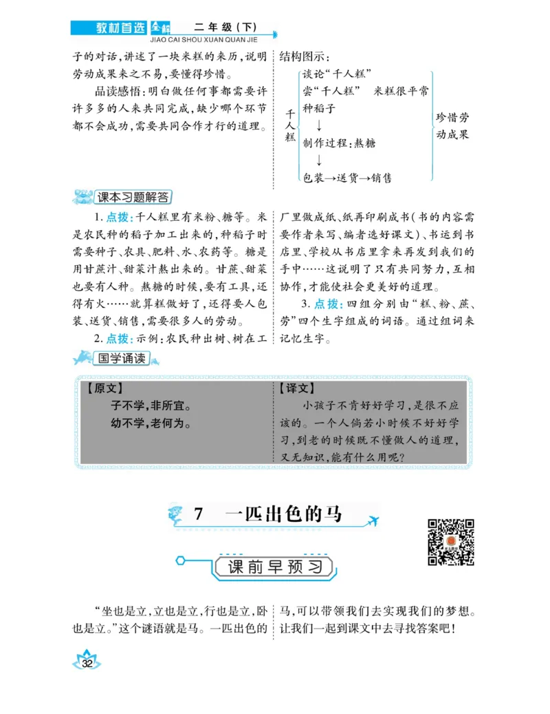 《教材首选全解》语文2年级下册（RJ）_二年级上下册资料_小学二年级学习资料-25年更新版_2-02、小学二年级语文下册_2-2-2、练习题、作业、试题、试卷_电子册类_教材解读