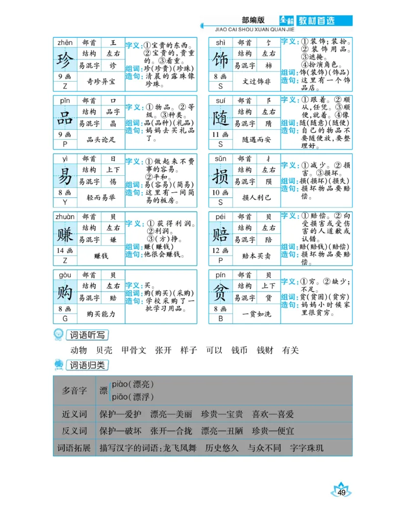 《教材首选全解》语文2年级下册（RJ）_二年级上下册资料_小学二年级学习资料-25年更新版_2-02、小学二年级语文下册_2-2-2、练习题、作业、试题、试卷_电子册类_教材解读