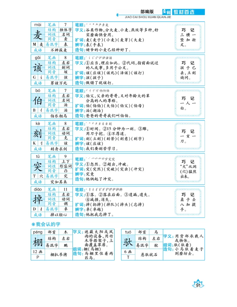 《教材首选全解》语文2年级下册（RJ）_二年级上下册资料_小学二年级学习资料-25年更新版_2-02、小学二年级语文下册_2-2-2、练习题、作业、试题、试卷_电子册类_教材解读