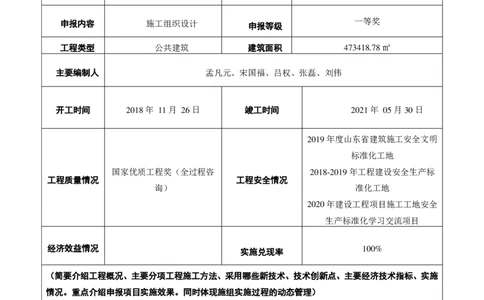 附件二：2022年度施工组织设计、施工方案编制技能竞赛申报表_2021-2023年优秀施组方案_施工组织设计_施组02-青岛国际院士港二期项目一标段施工组织设计