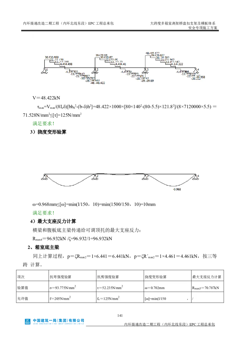 大跨度多箱室高架桥盘扣支架及模板体系安全专项施工方案_2021-2023年优秀施组方案_施工方案_襄阳内环线项目大跨度多箱室高架桥盘扣支架及模板体系安全专项施工方案_1、施工方案