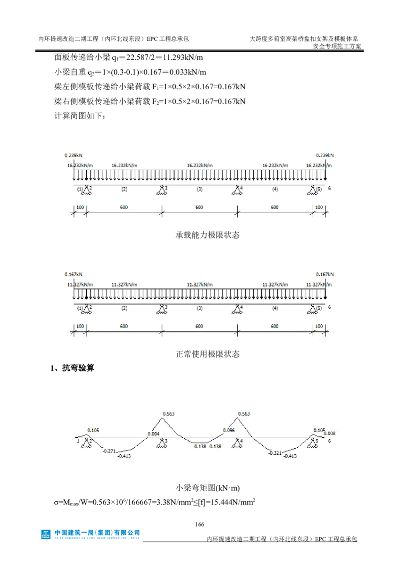 大跨度多箱室高架桥盘扣支架及模板体系安全专项施工方案_2021-2023年优秀施组方案_施工方案_襄阳内环线项目大跨度多箱室高架桥盘扣支架及模板体系安全专项施工方案_1、施工方案