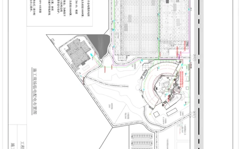 附图8施工现场临电配电布置图_2021-2023年优秀施组方案_施工组织设计_施组07-北京环球影城主题公园项目标段三713及714施工组织设计_施工组织设计附件
