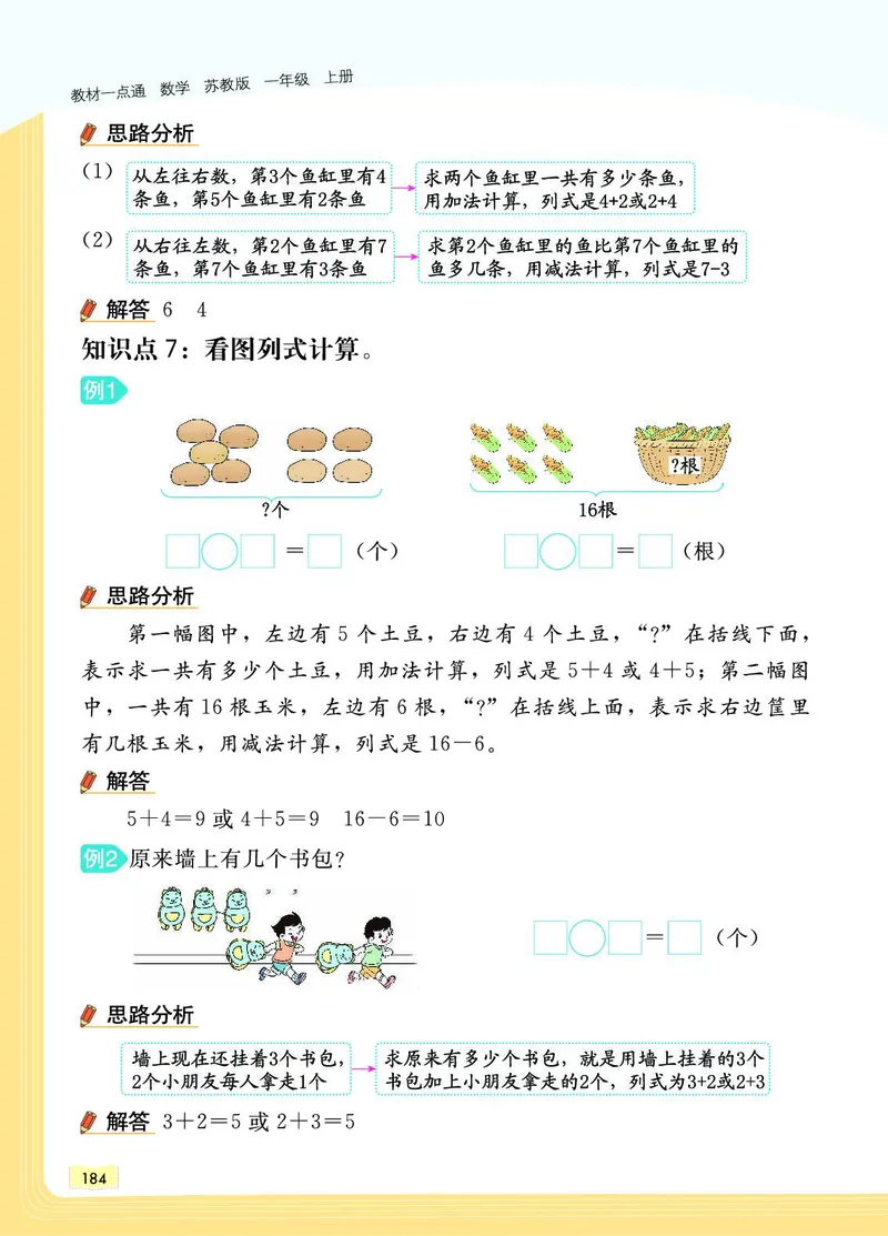 《教材一点通》数学1年级上册（SJ）_一年级上下册资料_小学一年级学习资料-25年更新版_1-03、小学一年级数学上册_苏教版_10、电子书籍