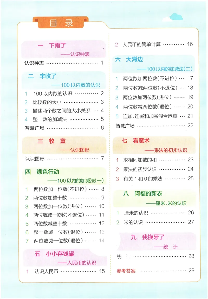 《小学学霸冲A卷》提优训练（24春）数学1年级下册（54QD）_一年级上下册资料_小学一年级学习资料-25年更新版_1-04、小学一年级数学下册_1-4-2、练习题、作业、试题、试卷_青岛54版_电子册类