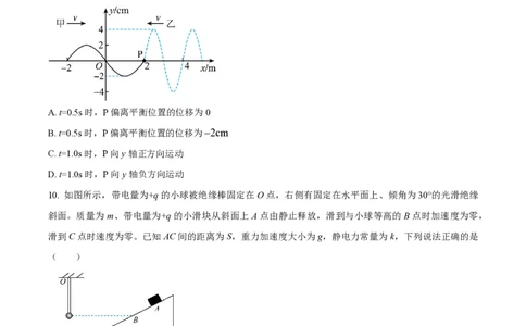 2024年高考物理试卷（山东）（空白卷）_物理历年高考真题_新&middot;PDF版2008-2025&middot;高考物理真题_物理（按年份分类）2008-2025_2024&middot;高考物理真题