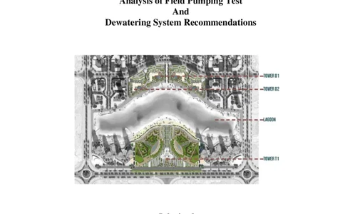 附件2：AlamainTowersT01-ReportonAnalysisofPumpingandDewateringSystemRecommendations（降水设计）_2021-2023年优秀施组方案_施工方案_埃及阿拉曼标志塔项目-基坑土方开挖及降水工程专项施工方案