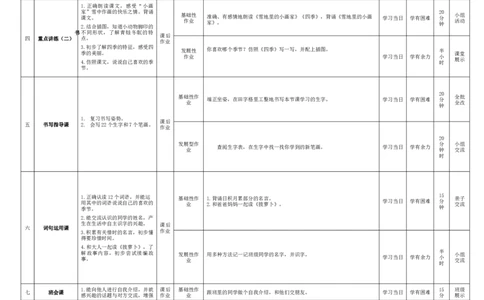 第五单元（作业设计）-一年级语文上册（统编版&middot;2024秋）_一年级语文上册（统编版）_大单元教学课件+教学设计+作业设计+教学计划