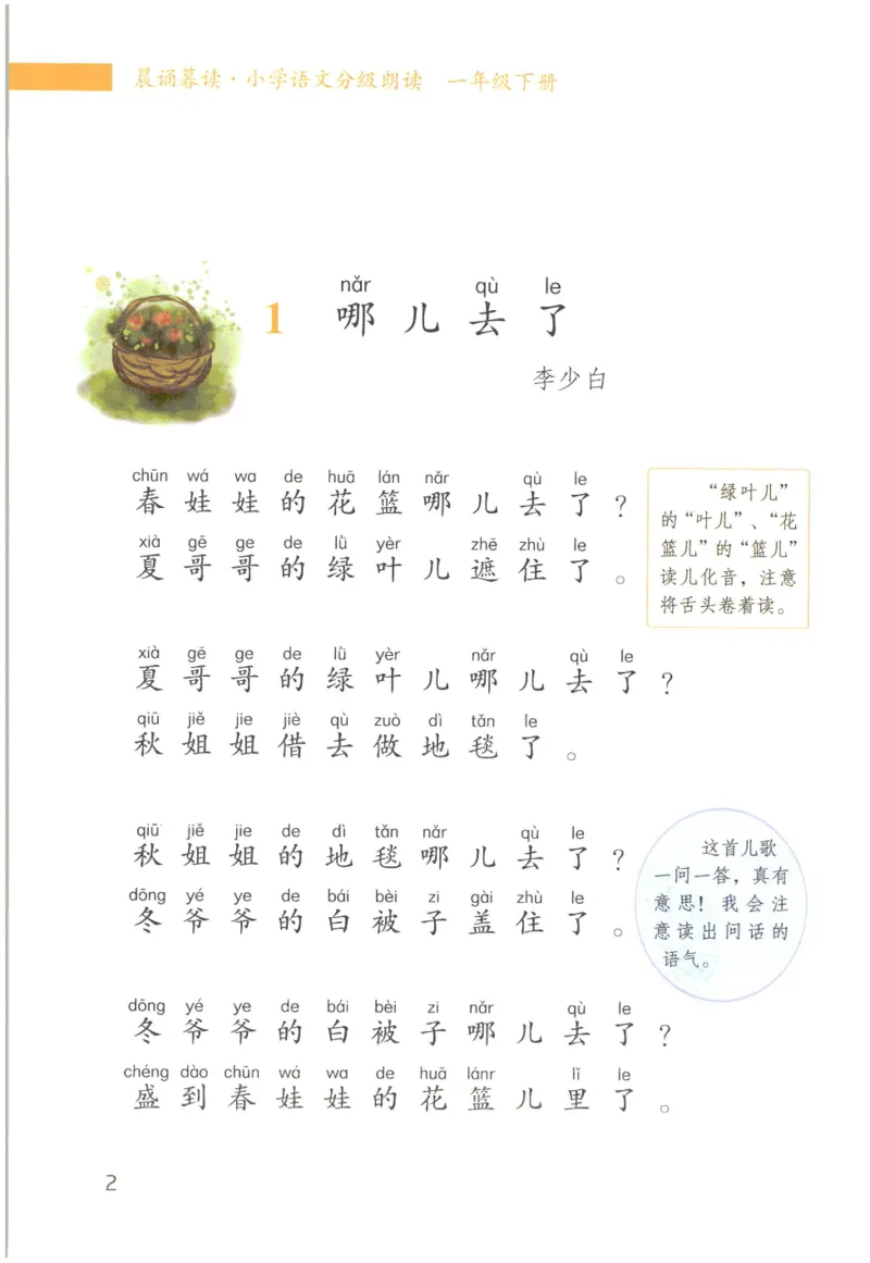 《晨诵暮读》1年级-下_一年级上下册资料_小学一年级学习资料-25年更新版_1-00、幼小衔接_幼小衔接每日晨读篇_1-5年级晨读读物_《晨诵暮读》1-6年级上下册