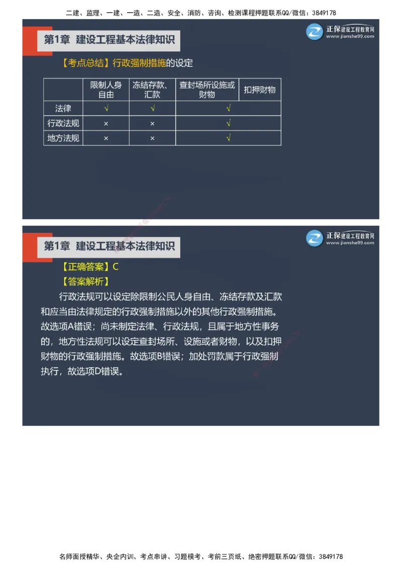 课件_2026年一建法规_2025年一建法规SVIP_03-习题精析✿实战特训✿模考通关_24-法规《实战特训直播》张小强JG