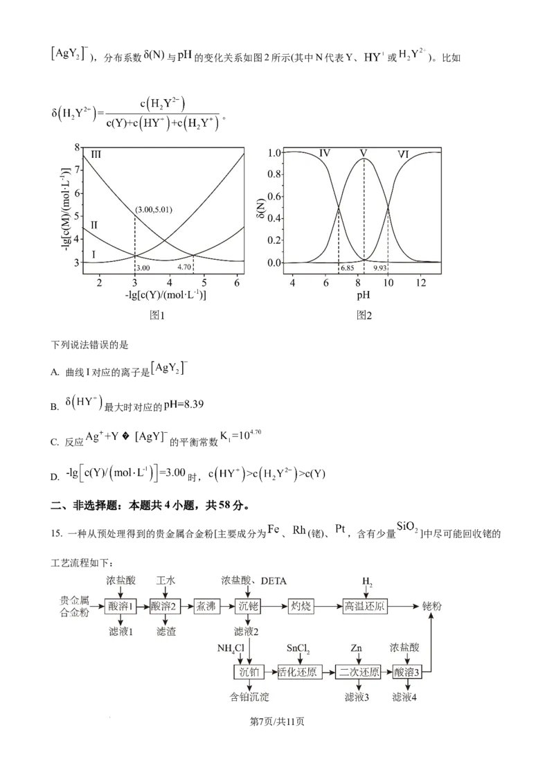 2025年高考化学试卷（河南卷）（空白卷）_历年高考真题合集_化学历年高考真题_新&middot;Word版2008-2025&middot;高考化学真题_化学（按年份分类）2008-2025_2025&middot;高考化学真题
