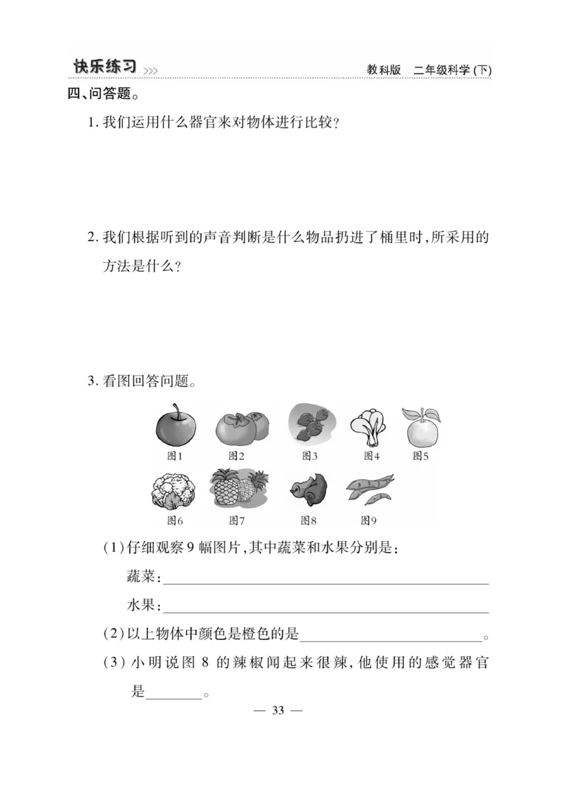 《快乐练习》科学2年级下册（教科版）_二年级上下册资料_小学二年级学习资料-25年更新版_2-10、小学二年级科学下册_教科版_电子册类