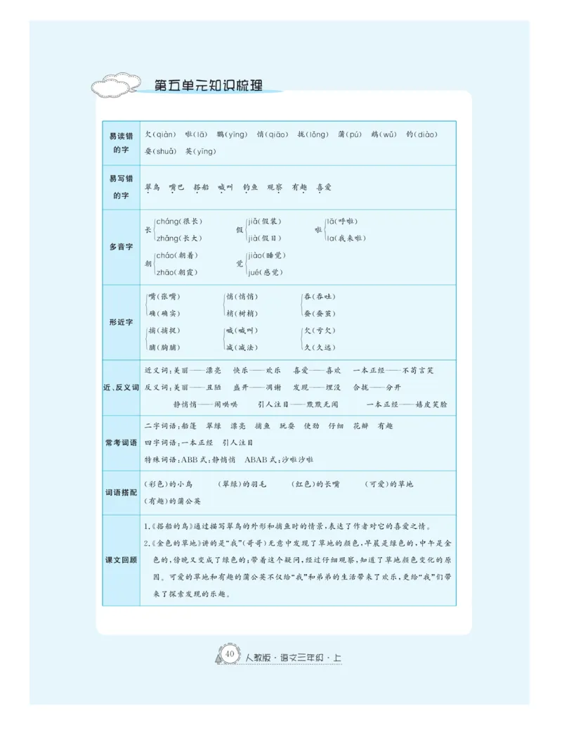 《快乐练习作业本》语文3年级上册（RJ）_三年级上下册资料_小学三年级学习资料-25年更新版_3-01、小学三年级语文上册_3-1-2、练习题、作业、试题、试卷_电子册类