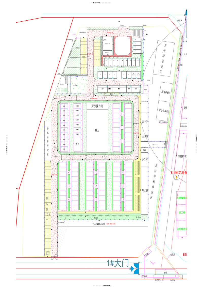 附件七：临建平面布置_2021-2023年优秀施组方案_施工组织设计_施组05-非生产性工业项目（京东集团西南总部大厦）施工组织设计_非生产性工业项目（京东集团西南总部大厦）施工组织设计
