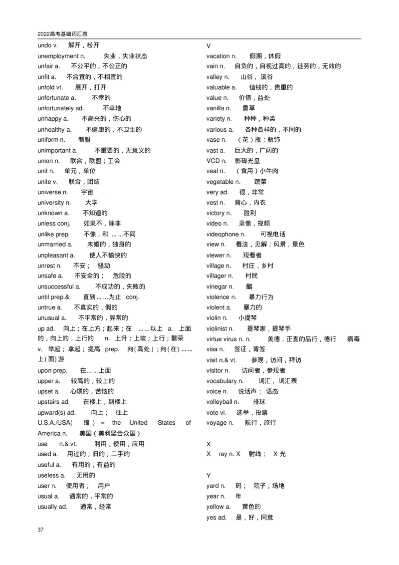 英语962022高考必备3500词汇_S054高中英语备考必备学习资料包