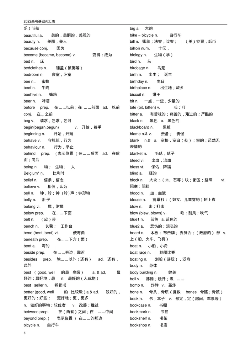 英语962022高考必备3500词汇_S054高中英语备考必备学习资料包