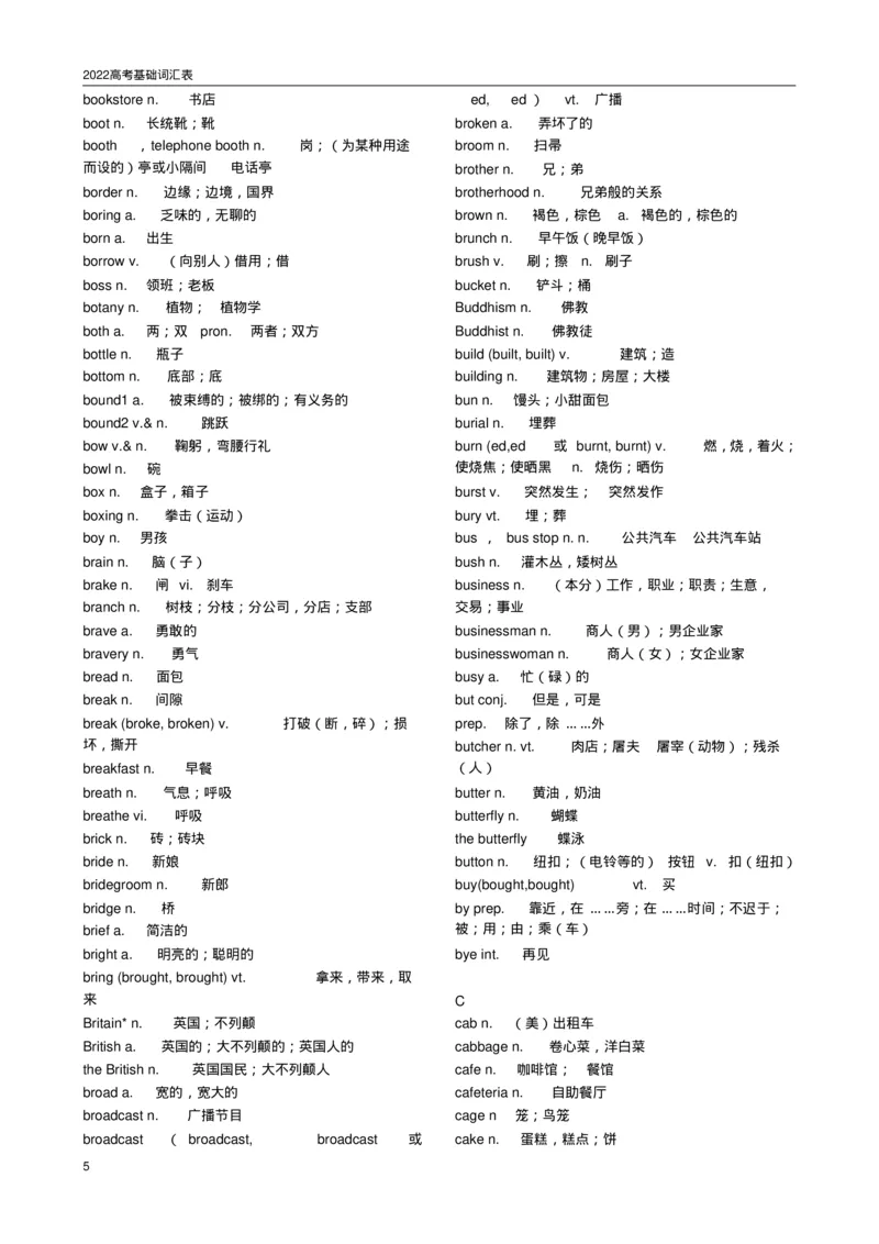 英语962022高考必备3500词汇_S054高中英语备考必备学习资料包