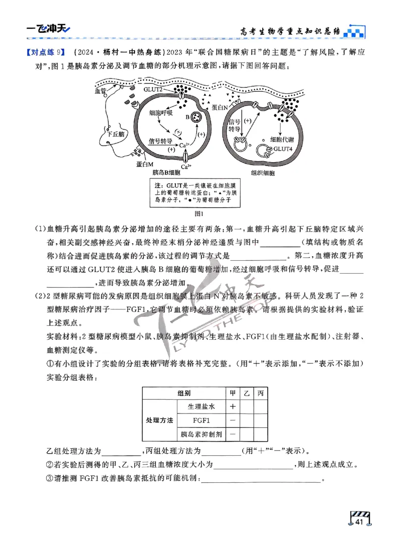 2025《一飞冲天&bull;高考抢分卷》生物考前20天_2025高中教辅（后续还会更新新习题试卷）_《一飞冲天高考抢分卷》2025版