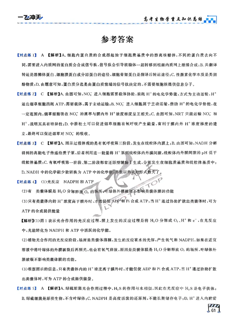 2025《一飞冲天&bull;高考抢分卷》生物考前20天_2025高中教辅（后续还会更新新习题试卷）_《一飞冲天高考抢分卷》2025版