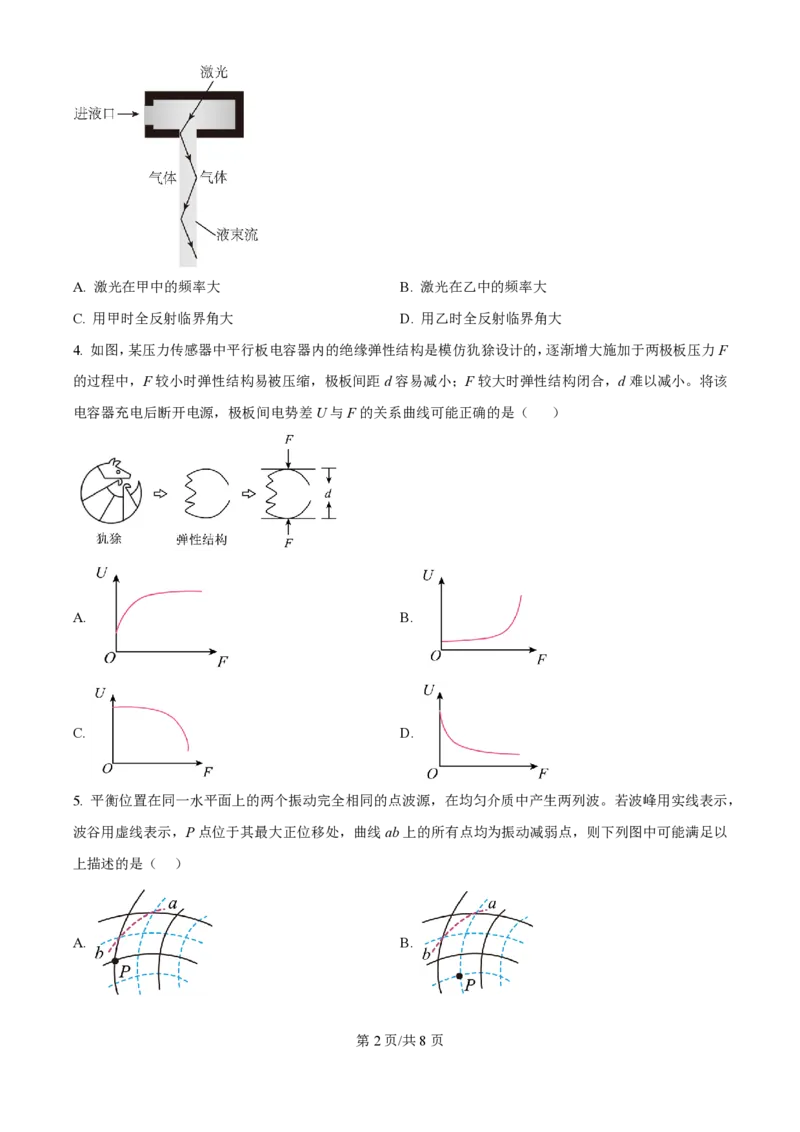 2025年高考物理试卷（黑吉辽蒙卷）（空白卷）_物理历年高考真题_新&middot;PDF版2008-2025&middot;高考物理真题_物理（按年份分类）2008-2025_2025&middot;高考物理真题