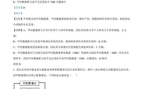 2024年高考生物试卷（全国甲卷）（解析卷）_生物历年高考真题_新&middot;PDF版2008-2025&middot;高考生物真题_生物（按年份分类）2008-2025_2024&middot;高考生物真题