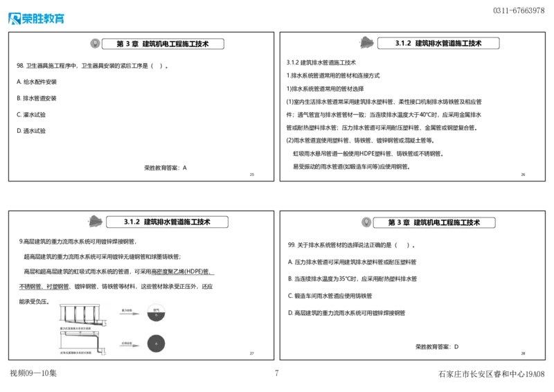 视频09&mdash;10集2025一建机电实务破题第94&mdash;115题（可打印版）_2026年一级建造师_2026年一建机电_2025年一建机电SVIP_03-习题精析✿实战特训✿模考通关_讲义
