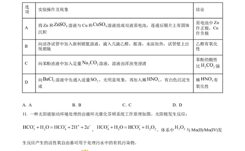 2024年高考化学试卷（贵州）（空白卷）_历年高考真题合集_化学历年高考真题_新&middot;Word版2008-2025&middot;高考化学真题_化学（按年份分类）2008-2025_2024&middot;高考化学真题