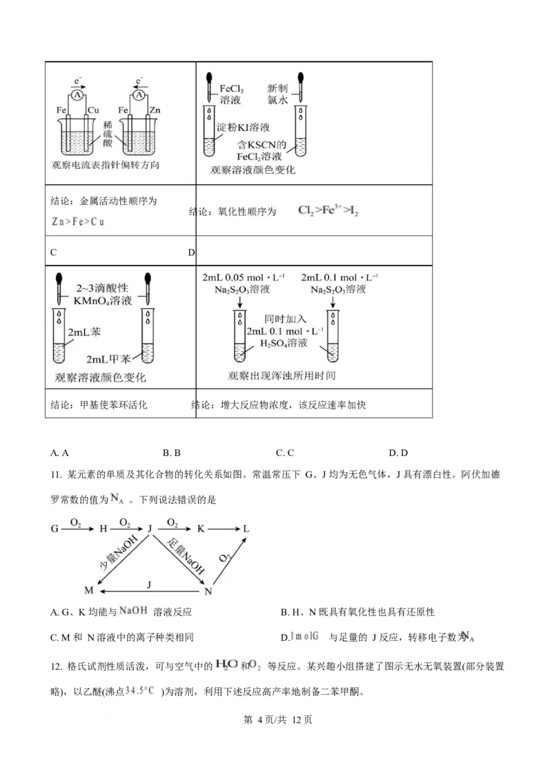 2025年高考化学试卷（陕晋青宁卷）（空白卷）_历年高考真题合集_化学历年高考真题_新&middot;Word版2008-2025&middot;高考化学真题_化学（按年份分类）2008-2025_2025&middot;高考化学真题