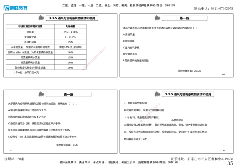 视频25&mdash;30集3.3通风与空调工程施工技术（可打印版）_2026年一级建造师_2026年一建机电_2025年一建机电SVIP_02-基础精讲✿高端面授✿深度强化_讲义