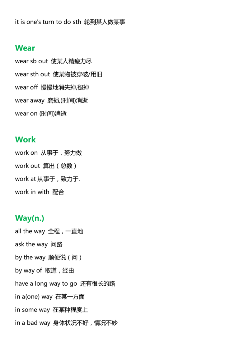 英语05高中英语单词固定搭配汇编_S054高中英语备考必备学习资料包