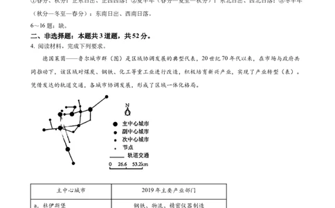 2024年高考地理试卷（河北&middot;部分）（解析卷）_地理历年高考真题_新&middot;Word版2008-2025&middot;高考地理真题_地理（按年份分类）2008-2025_2024&middot;地理高考真题