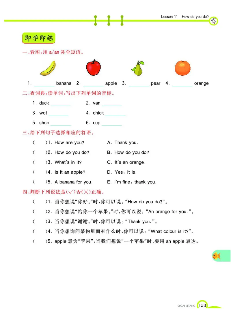 《教材全解》英语3年级上册（KP）_三年级上下册资料_小学三年级学习资料-25年更新版_3-05、小学三年级英语上册_3-5-1、知识点、测试卷、电子书_科普版