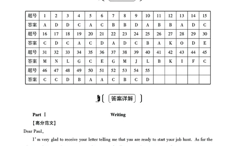 英语四级考试预测押题卷答案解析合集_大学英语四级+六级_四级真题_四级密押试卷_2024年四级预测押题卷