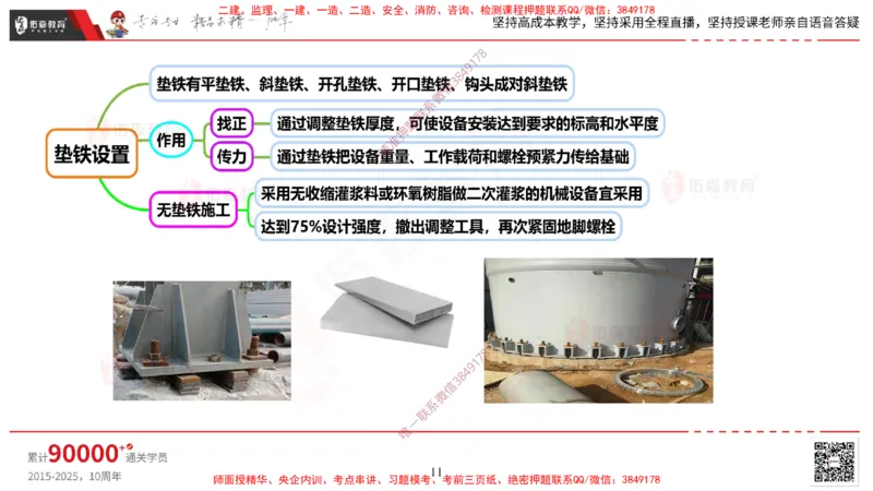 2025.4.6佑森教育丁雷授课一建机电实务《机械设备安装技术》专用讲义，版权所有，侵权必究_2026年一级建造师_2026年一建机电_2025年一建机电SVIP_02-基础精讲✿高端面授✿深度强化